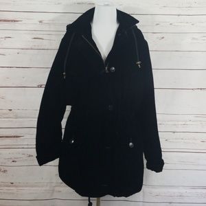Vintage Banana Republic velvet anorak jacket S